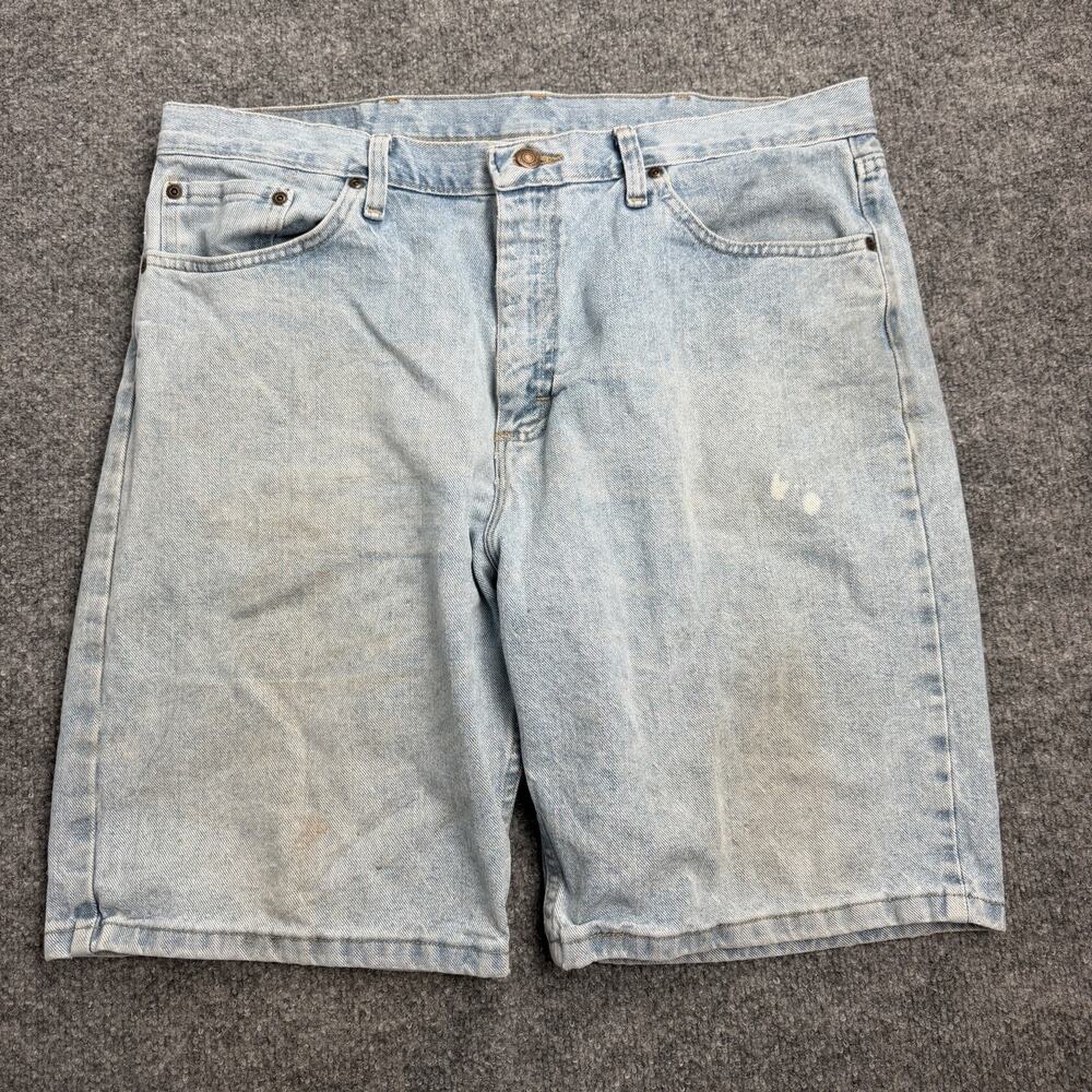 Wrangler Relaxed Fit Denim shorts Men’s Tagged 36 Light Wash Y2K Casual Jorts